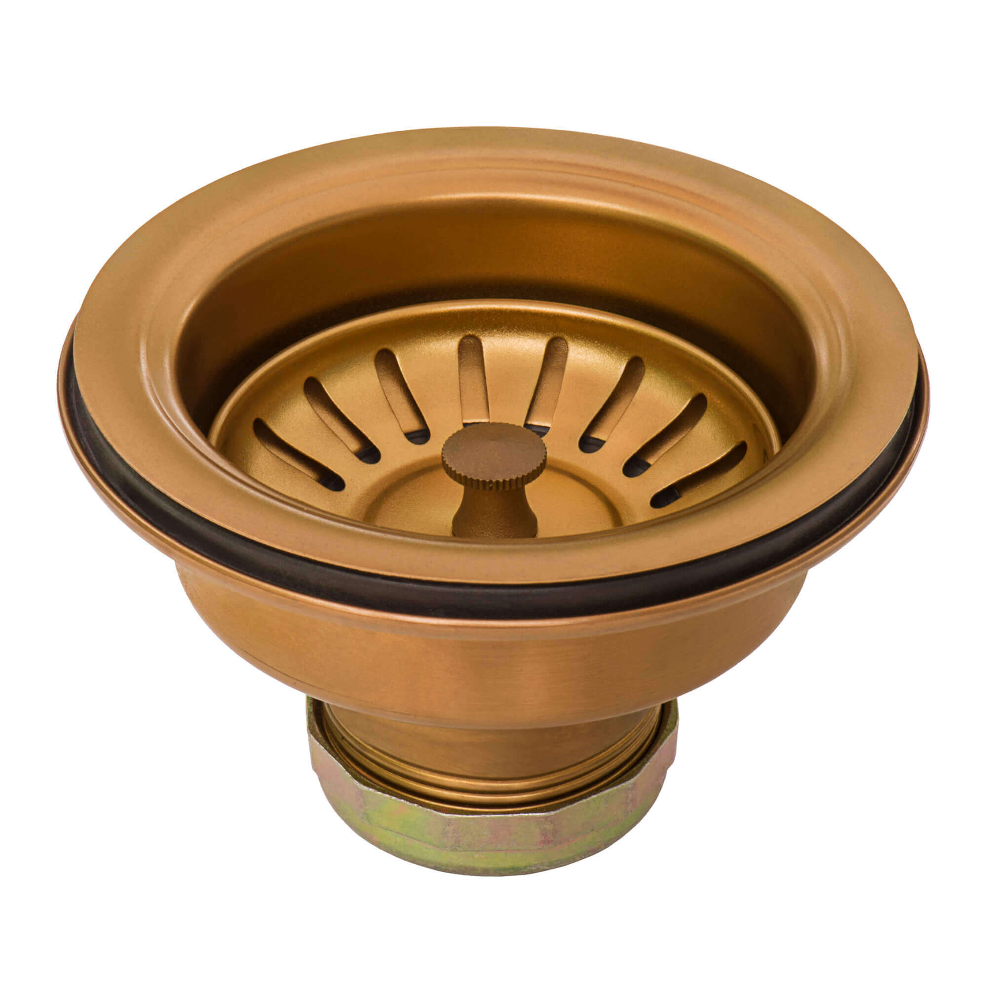 Alternate Image for Ruvati Terraza 33" Stainless Steel Apron-front Farmhouse Sink, Copper Tone Matte Bronze, 16 Gauge, RVH9733CP